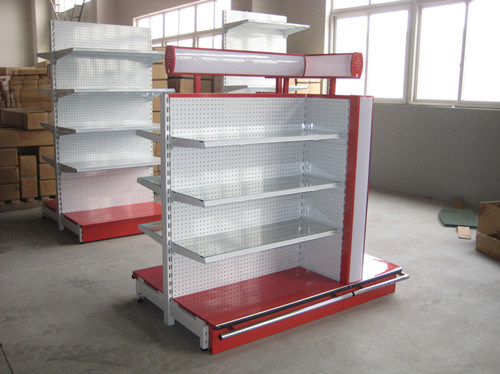 Display Punched Supermarket Equipment Shelf