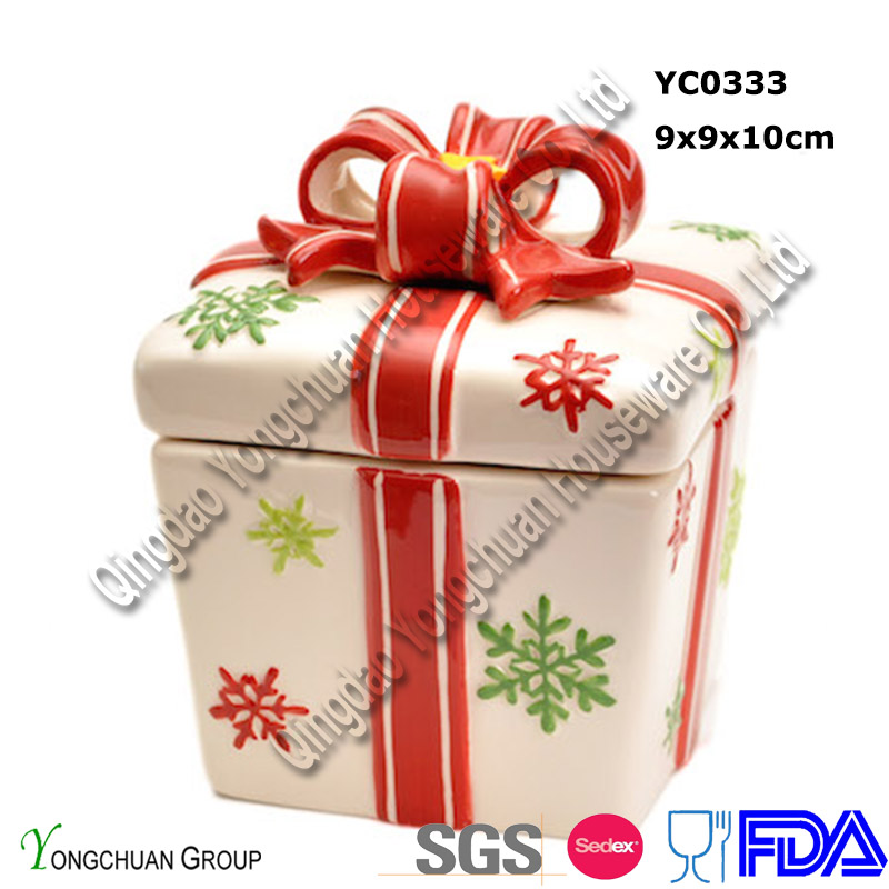 Christmas Decorative Large Canister (YC1021)