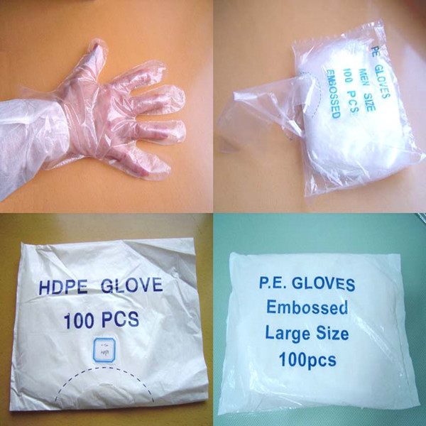 Disposable HDPE/LDPE PP/PE Plastic Glove