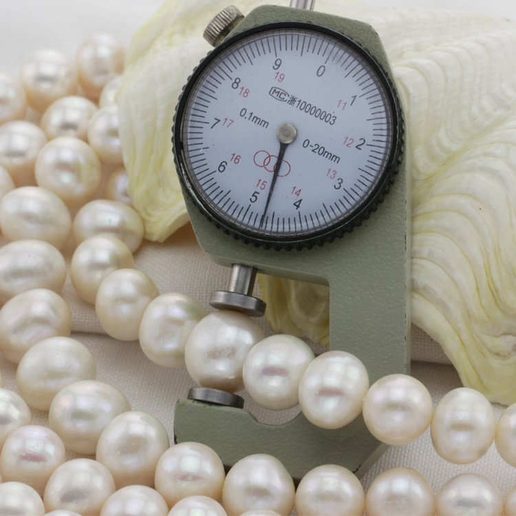 12mm Huge Large Size Natural Freshwater Ivory Pearl String