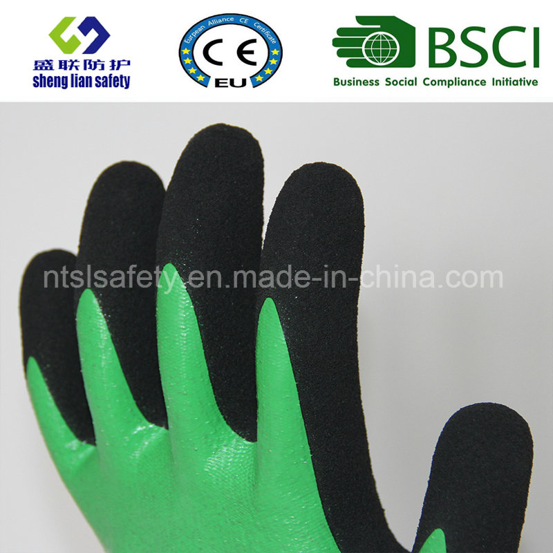 Cut Resistant Safety Work Glove with Sandy Nitrile Coated Safety Gloves