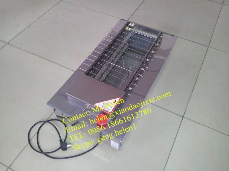 Portable Automatic Charcoal or Gas BBQ Machine