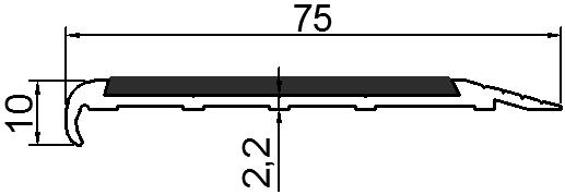 Exterior Non Slip Carborundum Stair Step Stair Nosings