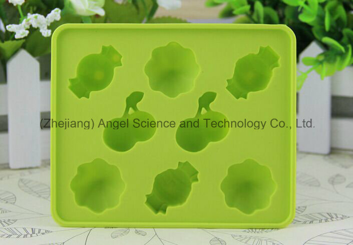 Promotion Cherry Shape Silicone Ice Cube Tray Mold Si19