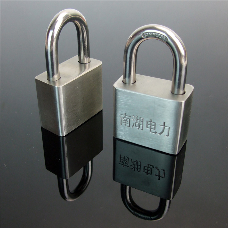 Square Type Stainless Steel Vane Key Padlock for Power System