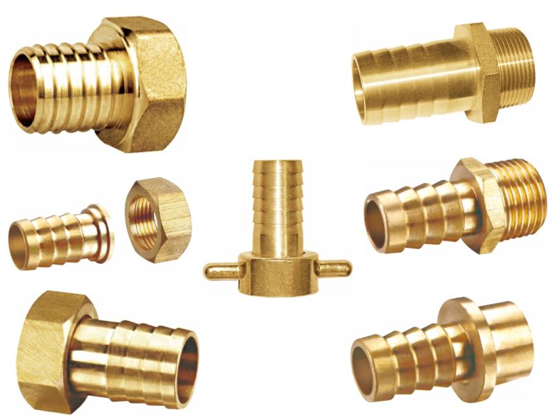 Brass Threaded Water Meter Connector Fitting (a. 0404)