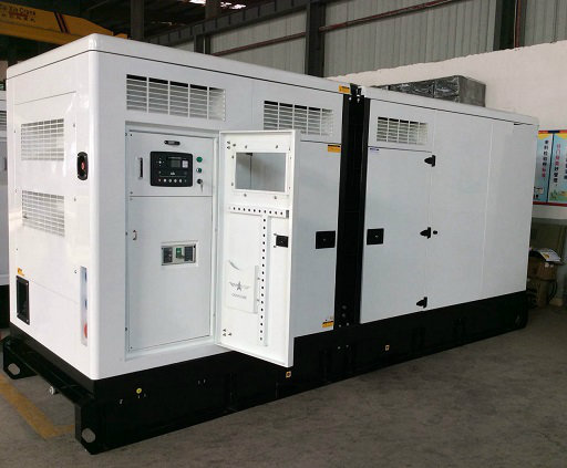 350kVA 280kw Cummins Diesel Generator Set Soundproof Enclosure Canopy