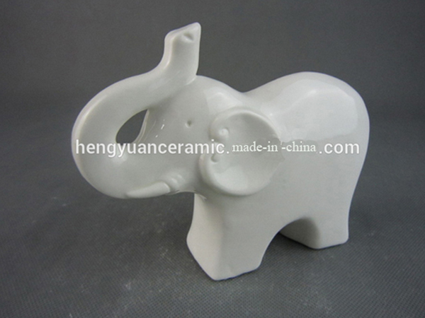 Fashion Elephant Ceramic Figurine Moden Design for Home Decoration