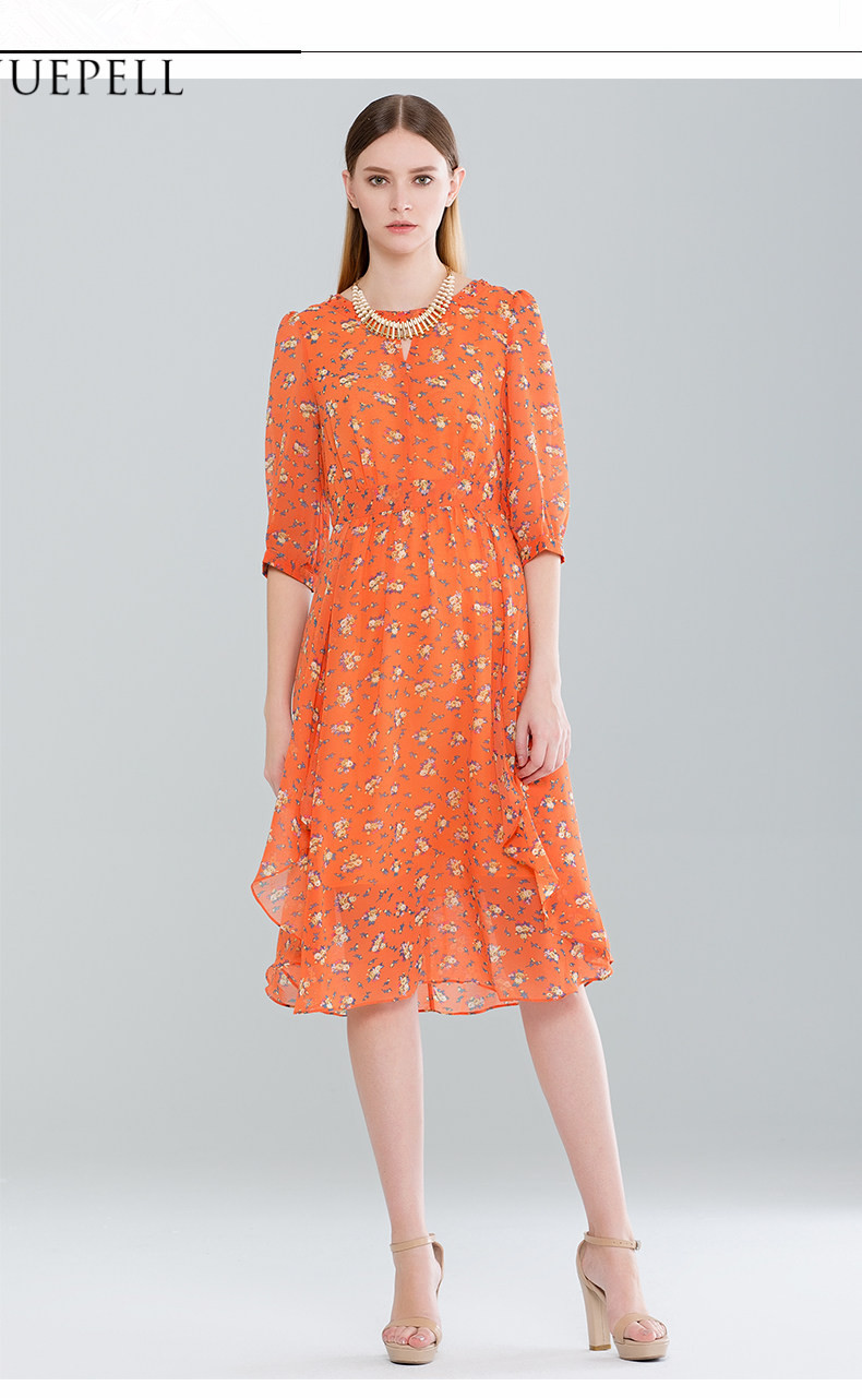 Casual Floral Print Women's Dress