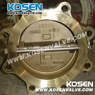 Cast Bronze Wafer Dual Plate Check Valve (H76)