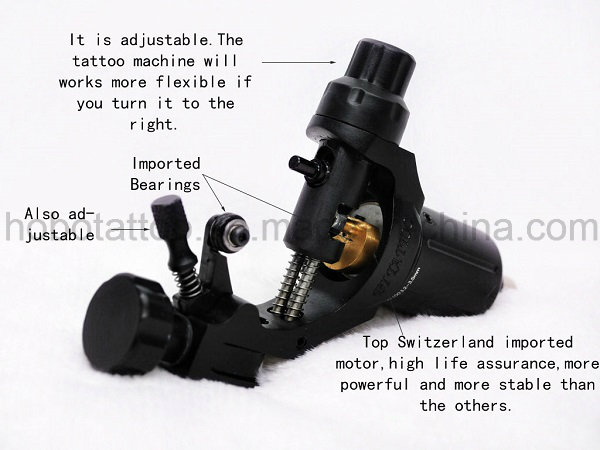 Hot Sale Aluminium Alloy 100% Ronin Swiss Rotary Tattoo Machine