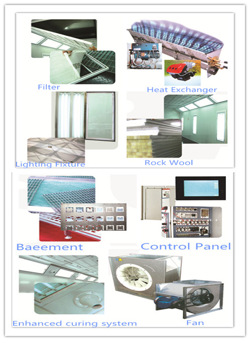 Environmental Auto Spray Booth with UL Certificate