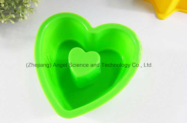 Silicone Bakeware Baking Pan with Heart Shape FDA Approved Sc05