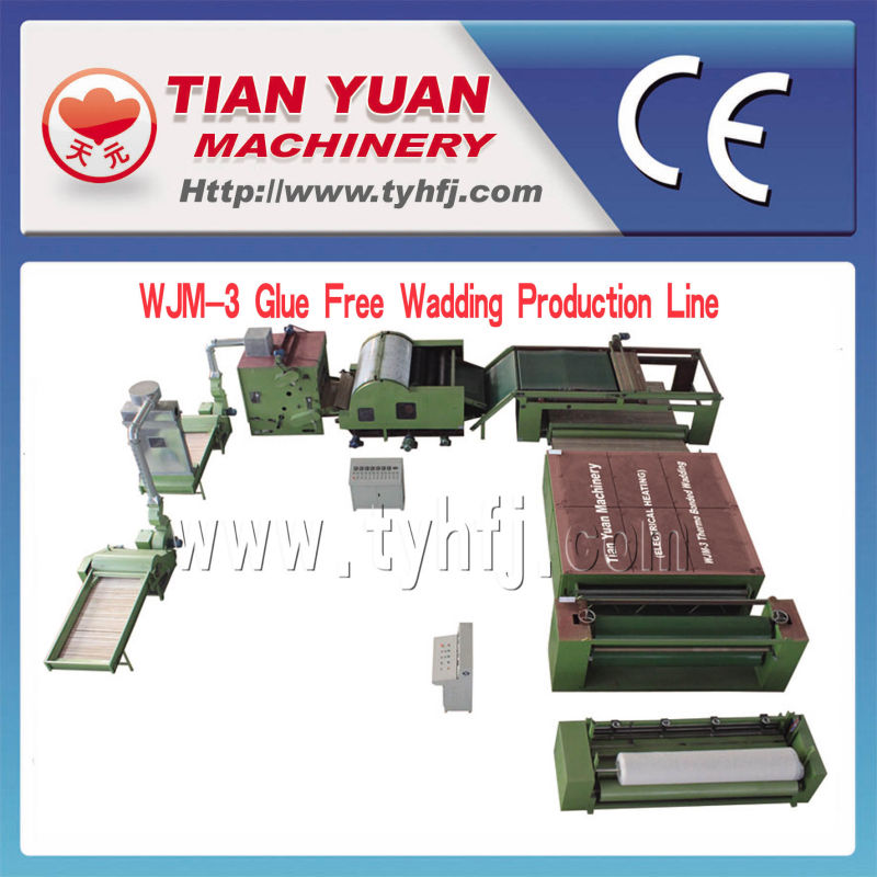 Nonwovens Glue-Free Wadding Machines Production Line (WJM-2)