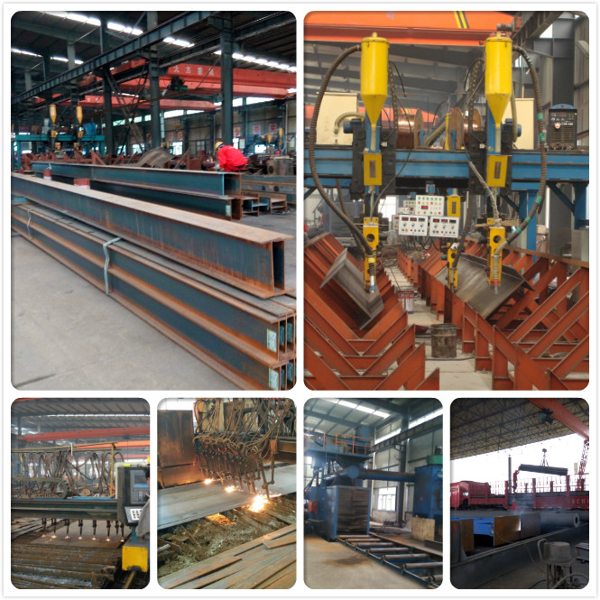 Multistory Galvanized Lightweight Prefab Steel Frame Factory