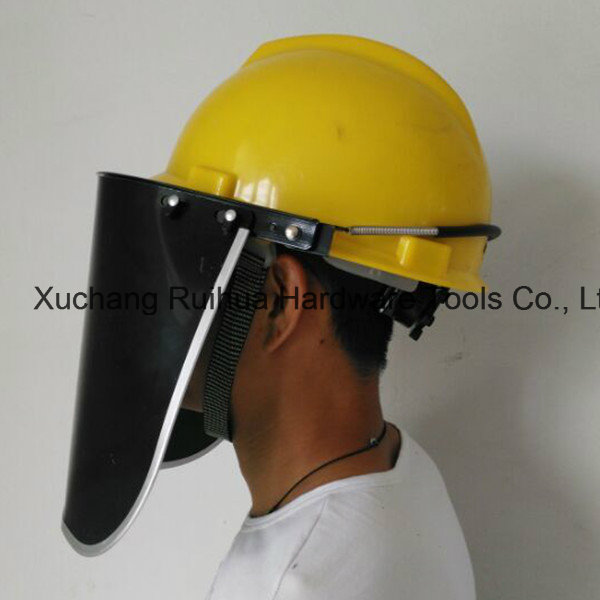 Protective Face Mask,PVC/PC Screen Faceshield Visor,PC Visor Face Shield for Safety Helmet,PVC Face Shield Visor,Transparent Face Shield Visor,Green Face Shield