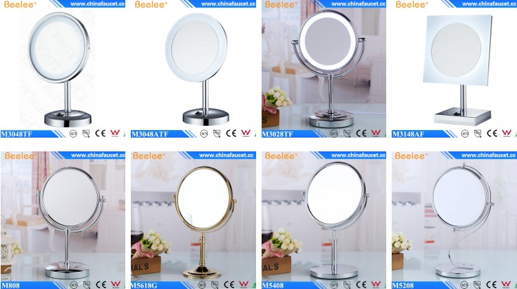Wall Mounted LED Makeup Bathroom Mirror with 3X Magnifying