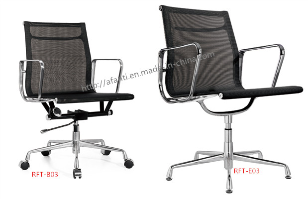 Aluminium Mesh Fabric Office Hotel Swivel Task Chair (RFT-B03)