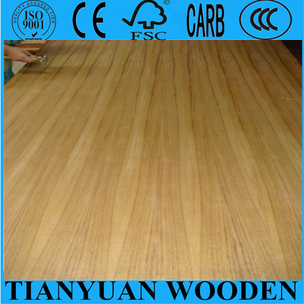 3.5mm 3.2mm 5mm Natural Teak Plywood for Furniture and Decoration