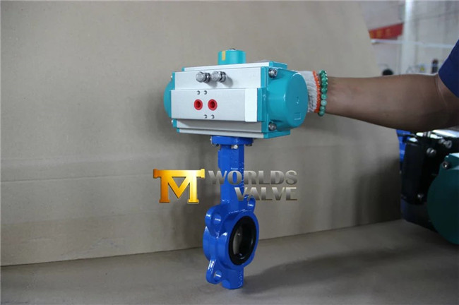 Pneumatic Actuated Butterfly Valve (D67A1X-10/16)