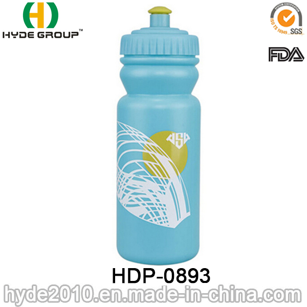 600ml Promotional BPA Free Plastic Running Water Bottle, PE Plastic Sport Water Bottle (HDP-0893)