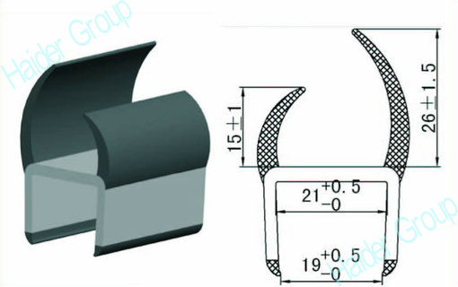 Truck Door Seal Exported to Mexico