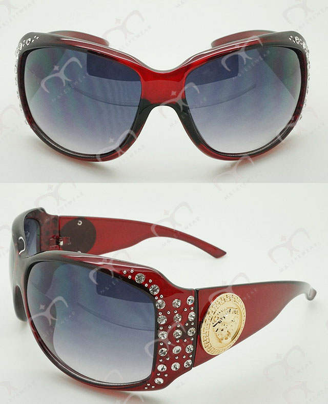 Diamond Decoration Fashionable Hot Selling Sunglasses (MS13051)