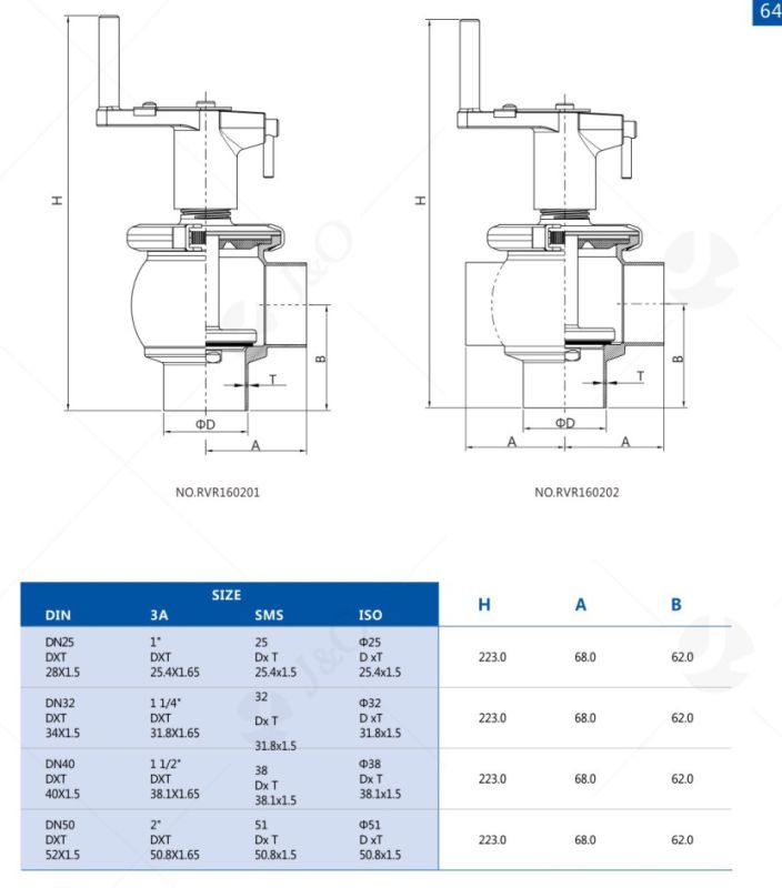 Sanitary Regulating Valve Adjustive Valve Reversing Valve