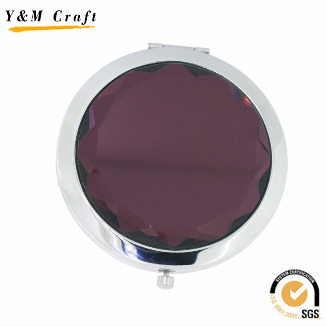 Customized Zinc Alloy Round Makeup/Cosmetic/Pocket Mirror for Souvenir Gift