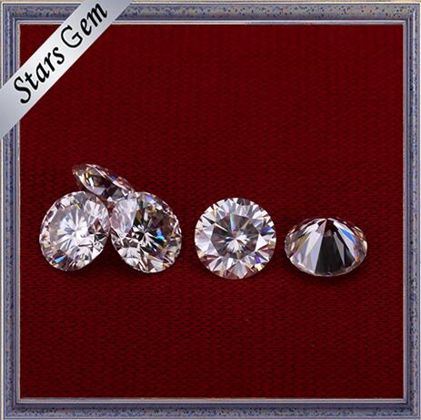 Round Shape White Color 6.5mm 1 Carat Brilliant Cut Moissanite Diamond