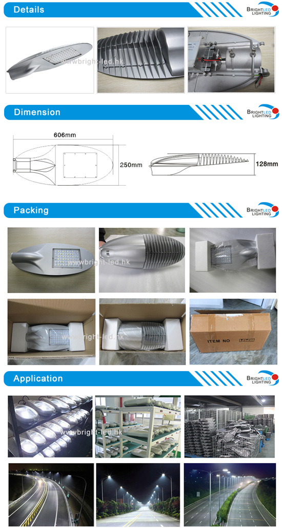 5m 6m Aluminum Cool White IP65 Graden LED Street Lamp