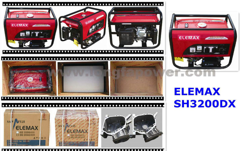 5kw/ 5kVA Elemax Type Powerful Gasoline Generator for Egypt (SH3200EX)