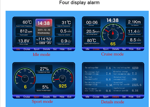 V-Checker A622 Trip Computer & GPS Navigator & TPMS & Oil Statistics Vchecker Multilanguage