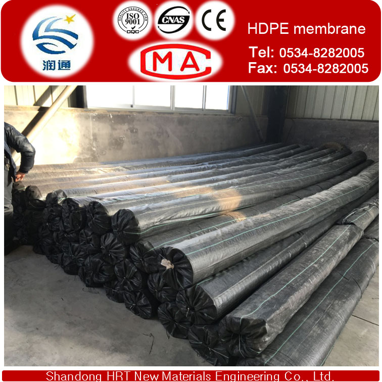 Black HDPE Membrane in Rolls for Impermeable Liner