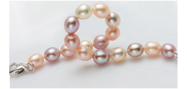 Natural Freshwater Pearl Bracelet AAA Drop Shape 8-9mm Charming Women Pearl Bracelet