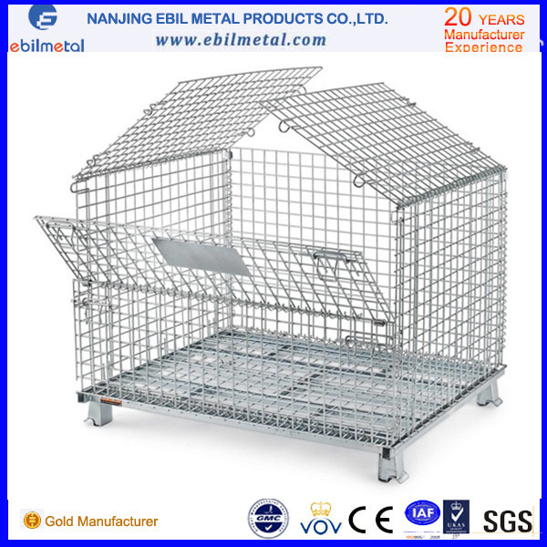 High Quality with CE Steel Foldable Wire Container /Box