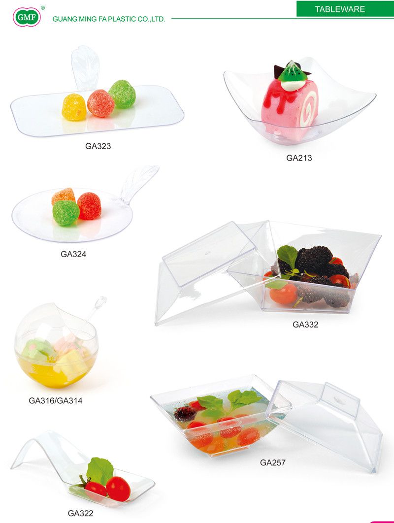 Plastic Bowl Ice Cream Bowl with Lid Tableware Food Grade