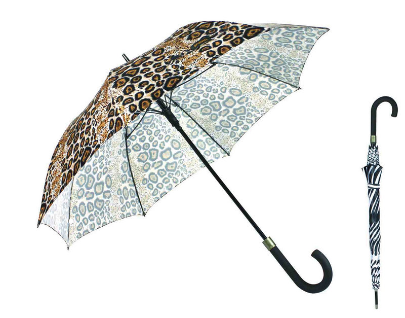 Straight Automatic Animal Skin Print Umbrella (YS-SA23083927R)