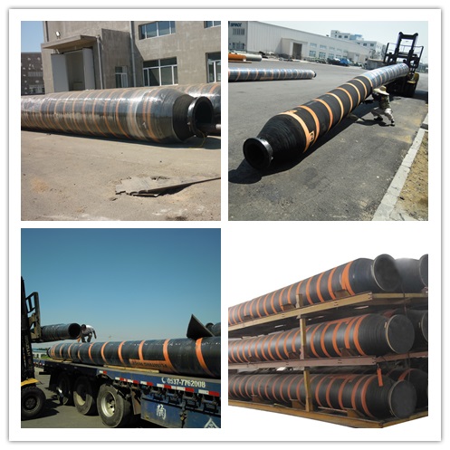 Flexible Rubber Discharge Marine Floating Dredging Hose Distributor