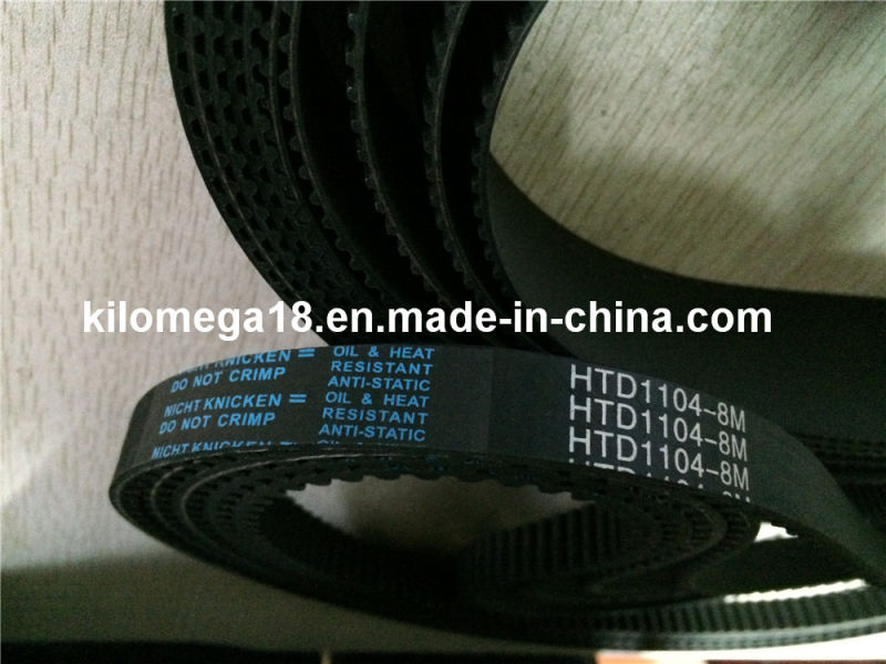 Good Quality Rubber Timing Belt for Sale Htd1104-8m-30mm