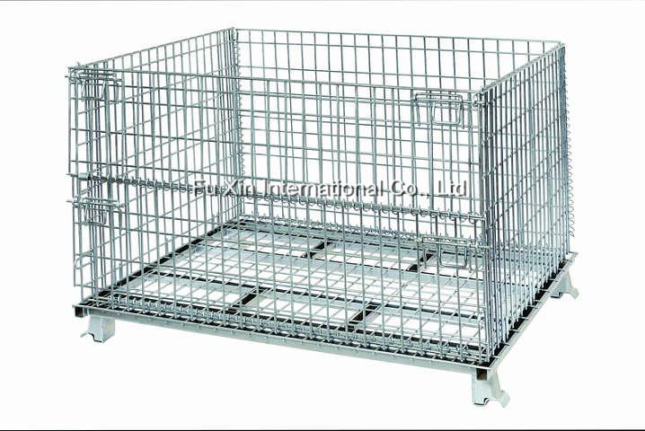 Warehouse Galvanized Welded Wire Mesh Storage Cage with Heavy Duty