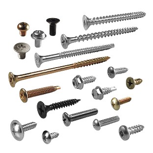 Slotted Countersunk Head Zinc Plated Self Tapping Screw