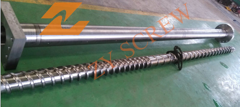 Screw and Barrel for Plastic Recycling Machinery