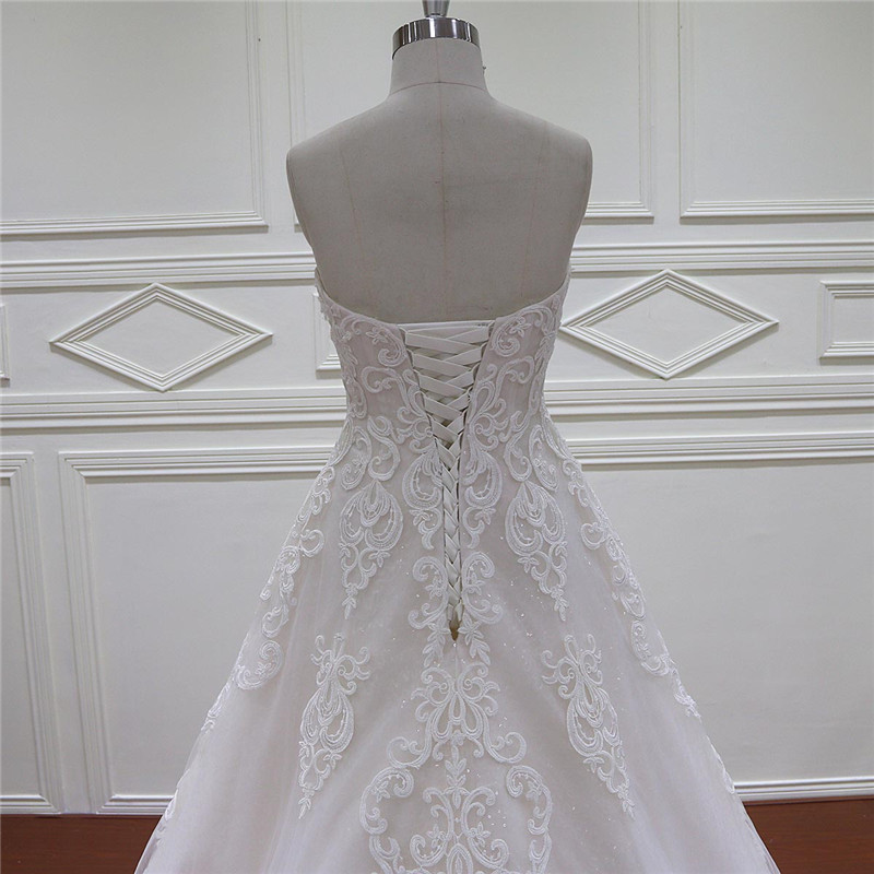 Graceful Lady Cheap A-Line Bridal Gown Wedding Dress (HD024)