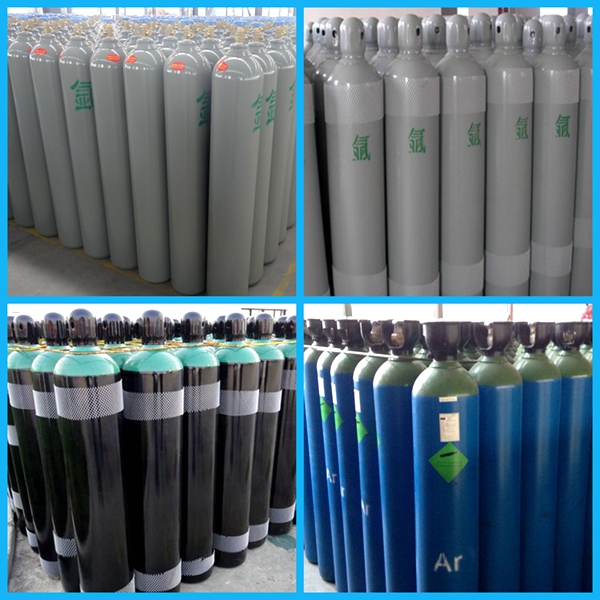 50L Seamless Steel High Pressure Argon Gas Cylinder (EN ISO9809)