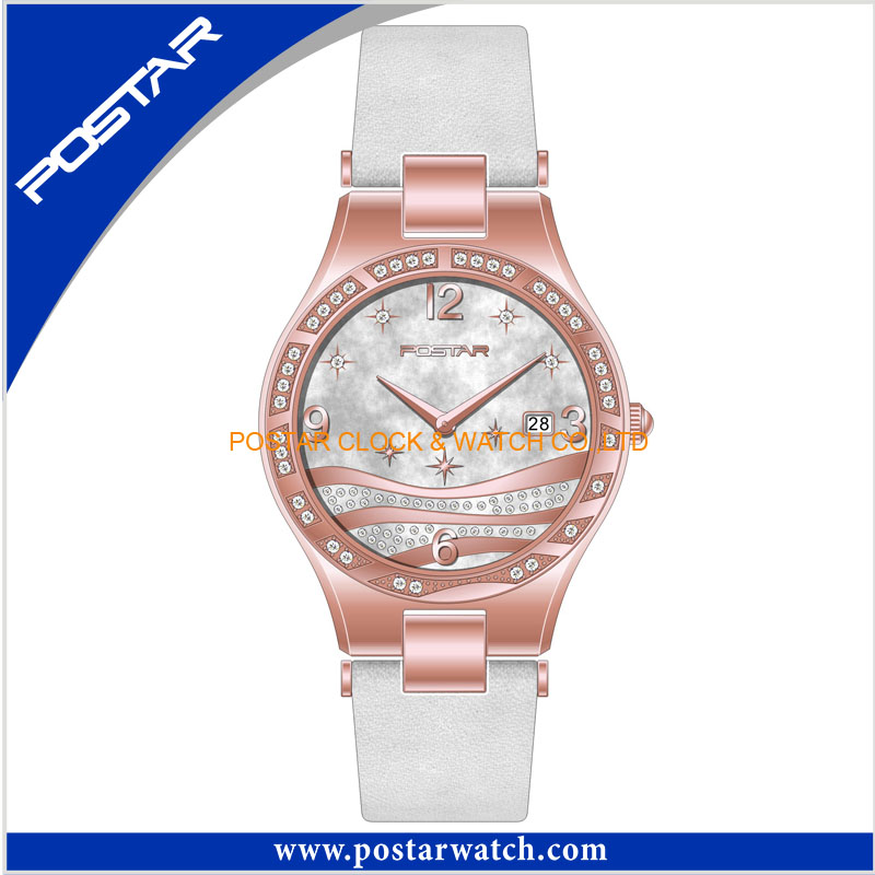 Limited Edition Fashion Gift Wristwatch with Blingbling Stars on The Dial