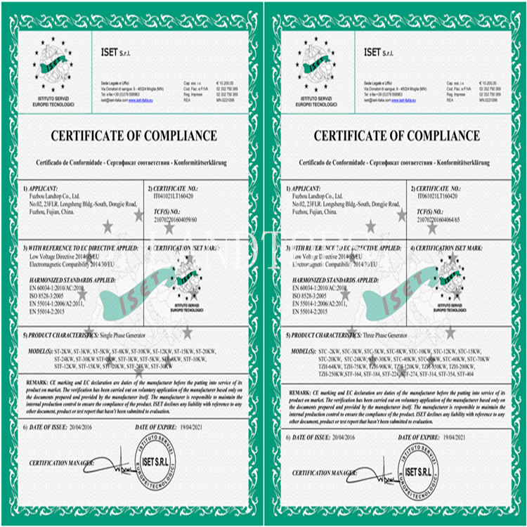 LANDTOP STC series 380V 50Hz generator electric alternator price