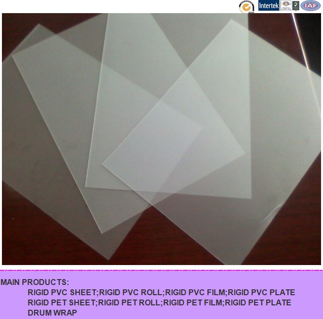 Matt Transparent PVC Rigid Sheet