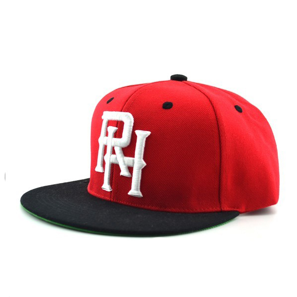 Snapback Cap with Custom Embroidery Applique Logo