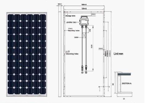 200W High Efficiency Mono-Crystalline Silicon Solar Power Module